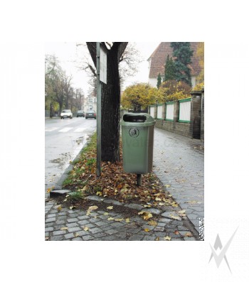 Šiukšliadėžė, plastmasinė, 50 litrų.  Be stovo,žalios spalvos. Svoris 5,5 kg. TOP PREKĖ