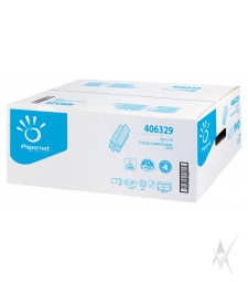 Rankų valymo servetėlės PAPERNET, 2 sl., 200 lap., celiuliozė, baltos spalvos
