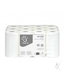 Rankų valymo popierius PAPERNET, 1 sl., 117 metrų, celiuliozė, baltos spalvos
