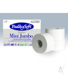 Tualetinis popierius BULKY SOFT, 2 sl., 145 metrų, celiuliozė, baltos spalvos. Dėžeje - 12 ritinių