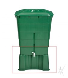 Lietaus talpos 300 litrų pagrindas, plastikinis. Svoris 3 kg.