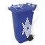 Konteineris atliekų rūšiavimui ar surinkimui 120 litrų talpos